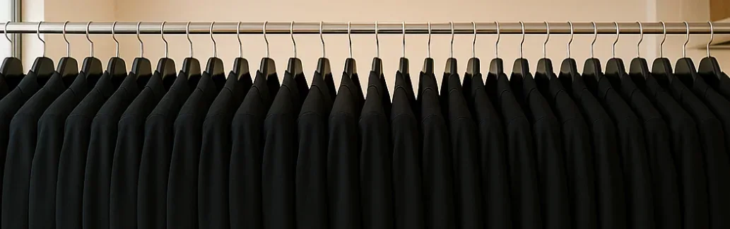 高級感のある喪服店内装